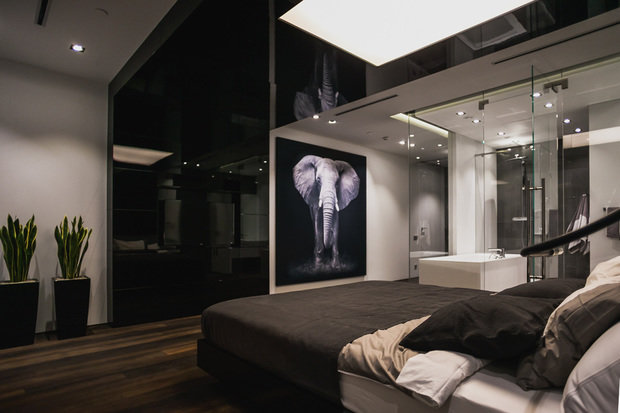 Фотография: Спальня в стиле Хай-тек – фото на INMYROOM