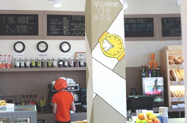 Фото из портфолио Кафе Bon Pain – фотографии дизайна интерьеров на INMYROOM
