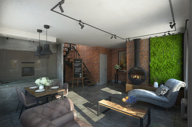 Фото из портфолио Загородный коттедж  – фотографии дизайна интерьеров на INMYROOM