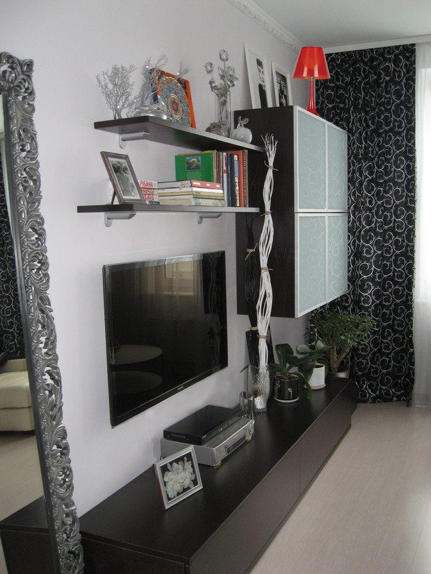Фото из портфолио Черно белая квартира – фотографии дизайна интерьеров на INMYROOM