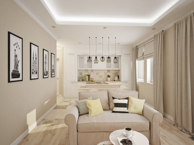 Фото из портфолио ГолландскийКвартал_35м2_ – фотографии дизайна интерьеров на INMYROOM