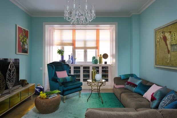 Фото из портфолио Яркая квартира для телеведущей – фотографии дизайна интерьеров на INMYROOM