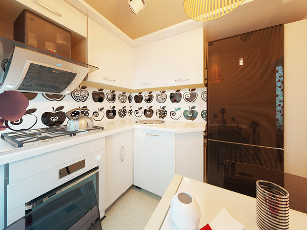 Фото из портфолио яркая квартира Дины на сиреневом бульваре – фотографии дизайна интерьеров на INMYROOM