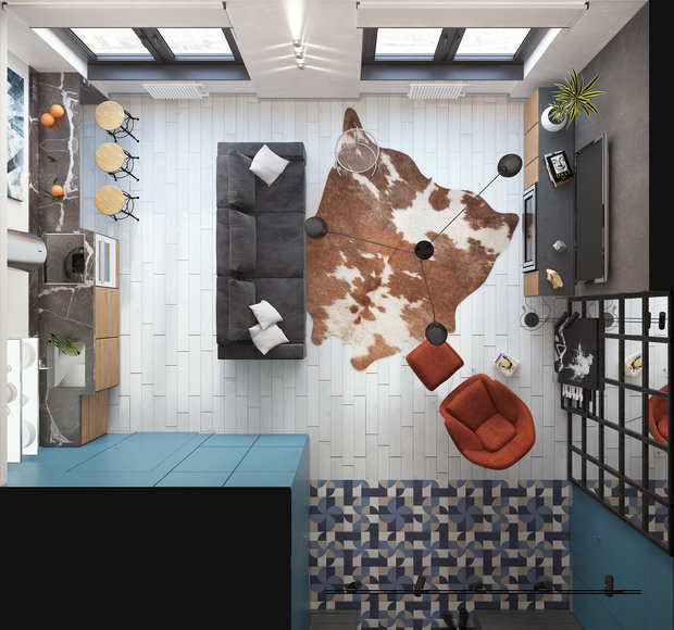 Фото из портфолио Полет – фотографии дизайна интерьеров на INMYROOM