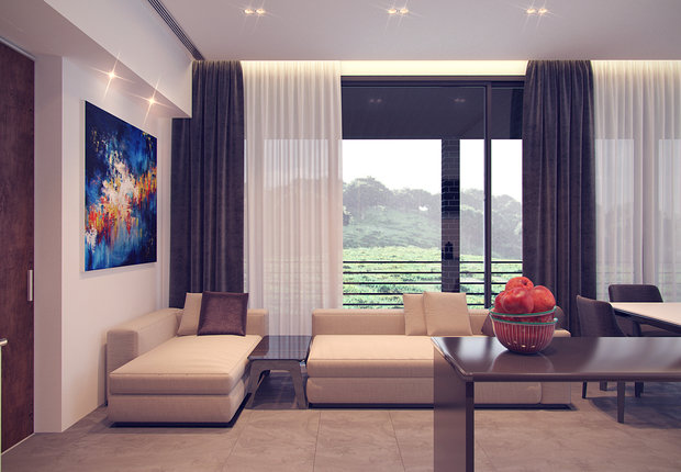 Фото из портфолио Дом с панорманым остеклением в г.Краснодар – фотографии дизайна интерьеров на INMYROOM