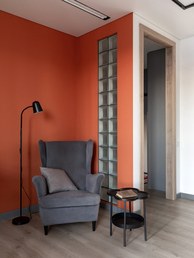 Фотография: Кабинет в стиле Современный, Квартира, Проект дня, Санкт-Петербург, 40-60 метров, минимализм, современный, Екатерина Бубнова – фото на INMYROOM