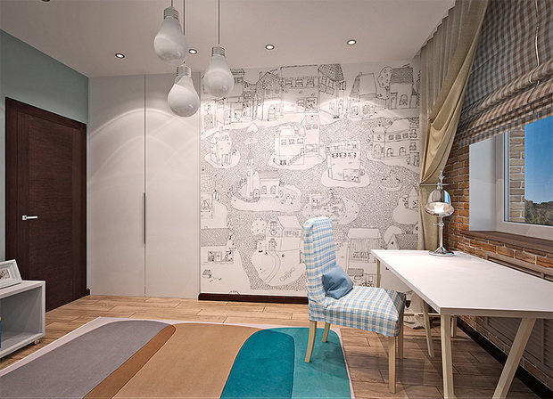 Фото из портфолио Загородная квартира – фотографии дизайна интерьеров на INMYROOM