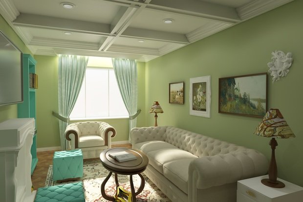 Фото из портфолио Квартира в английском стиле  – фотографии дизайна интерьеров на INMYROOM