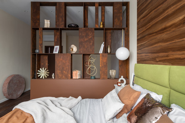 Фотография: Спальня в стиле Современный, Прованс и Кантри, Квартира, Проект недели, Москва, 3 комнаты, Более 90 метров, Sella Interior and Design, Светлана Цисвилер – фото на INMYROOM