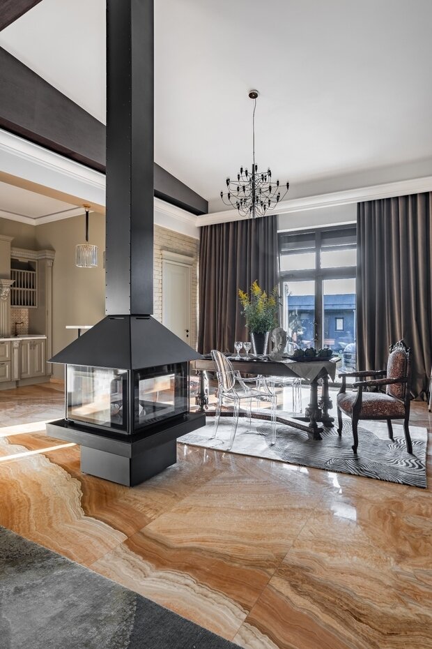 Фотография: Кухня и столовая в стиле Эклектика, Винтажный, Дом, Проект недели, Дача, Дом и дача, Московская область, 4 и больше, Более 90 метров, Сара Михайлова – фото на INMYROOM