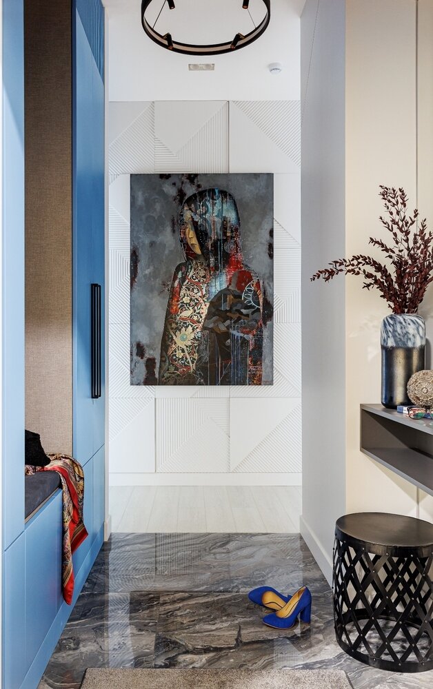 Фотография: Прихожая в стиле Современный, Квартира, Проект дня, Москва, 3 комнаты, 60-90 метров, Надя Кармин, Анна Двуреченская – фото на INMYROOM