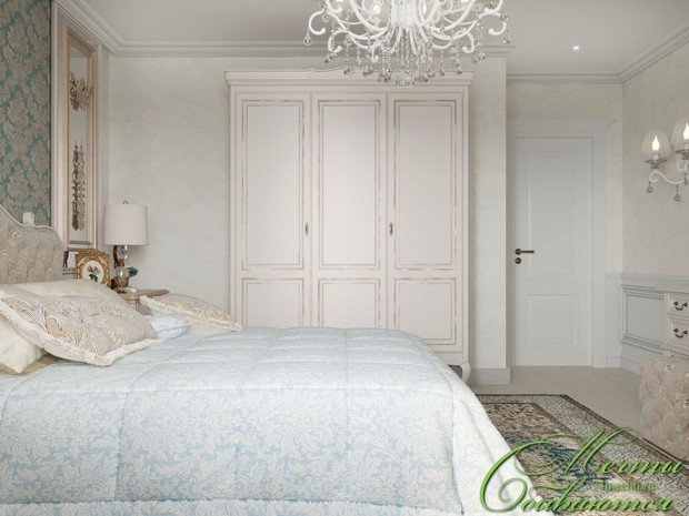 Фото из портфолио Спальня: воздушная классика – фотографии дизайна интерьеров на INMYROOM