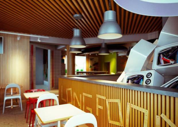 Фото из портфолио Pizza Time – фотографии дизайна интерьеров на INMYROOM