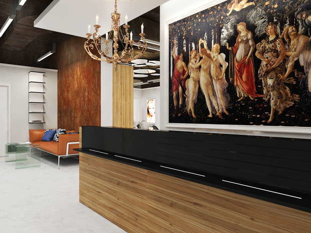 Фото из портфолио Каноны красоты. Интерьер студии визажа в Екатеринбурге. – фотографии дизайна интерьеров на INMYROOM