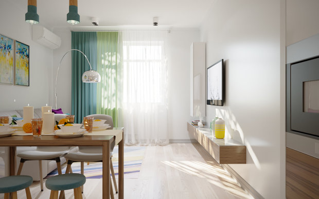 Фото из портфолио Яркая легкость  – фотографии дизайна интерьеров на INMYROOM