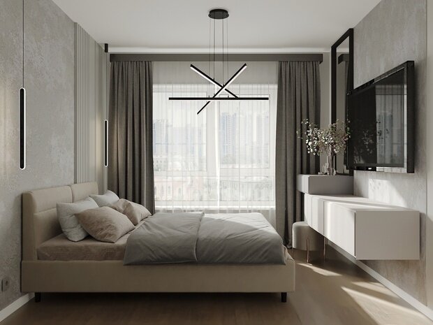 Фото из портфолио Квартира для молодой семьи ЖК Мытищи Парк – фотографии дизайна интерьеров на INMYROOM