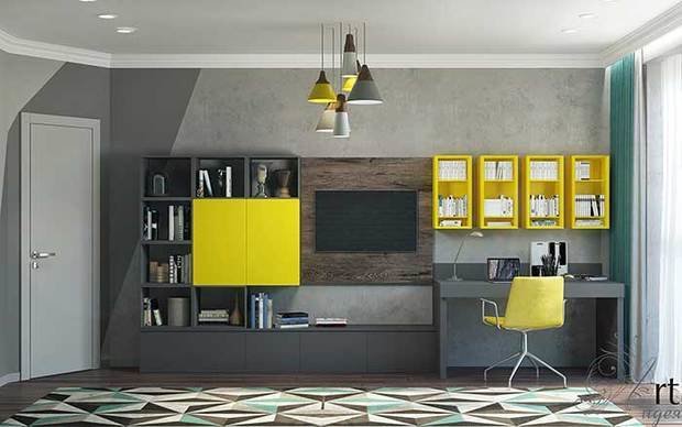 Фото из портфолио Дизайн однокомнатной квартиры – фотографии дизайна интерьеров на INMYROOM