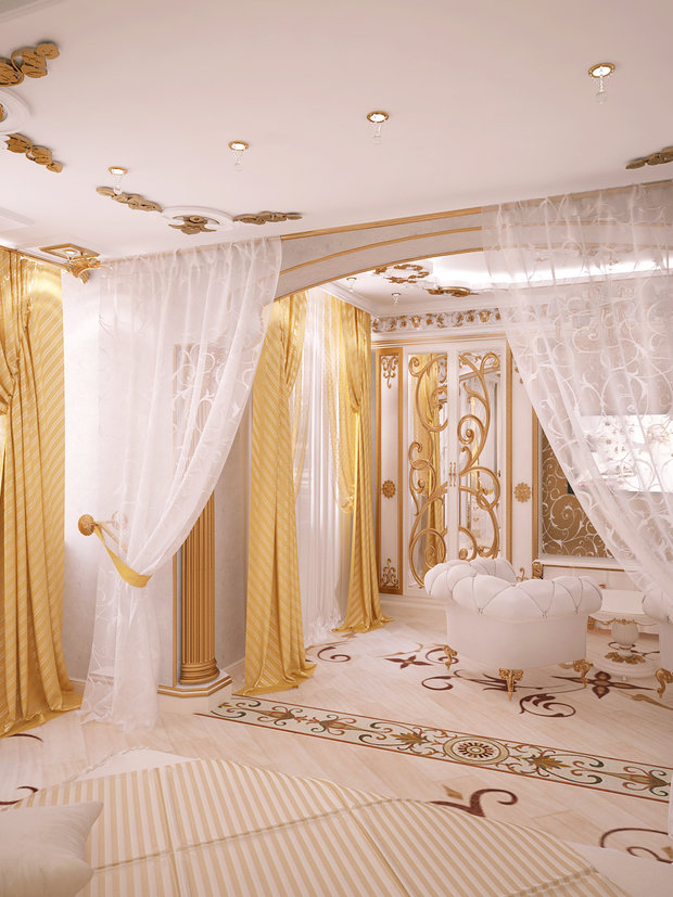 Фото из портфолио Пышное убранство – фотографии дизайна интерьеров на INMYROOM
