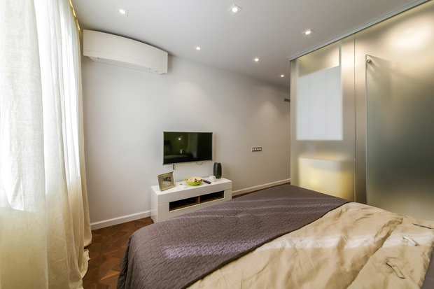 Фото из портфолио Спальня со стеклянным кубом – фотографии дизайна интерьеров на INMYROOM