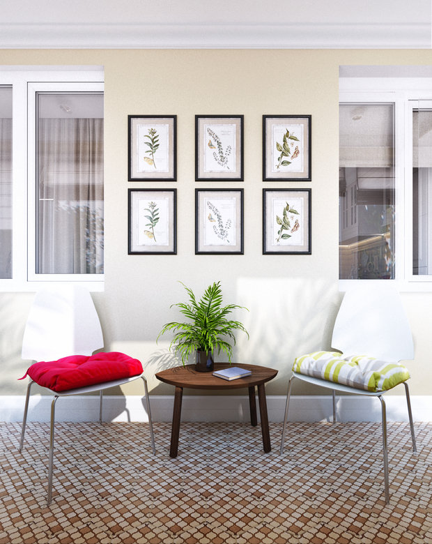 Фото из портфолио Медовая геометрия – фотографии дизайна интерьеров на INMYROOM