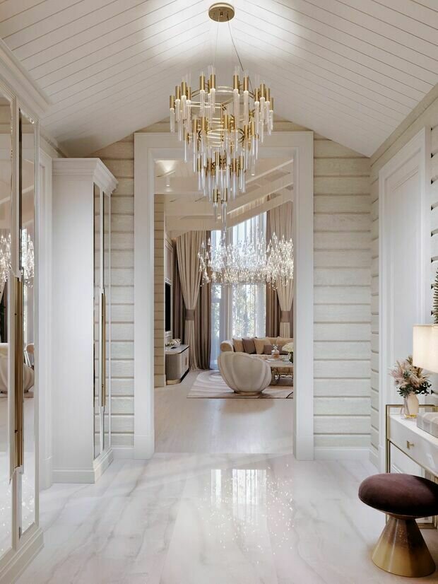 Фото из портфолио Дом 281,5 м² в КП Руза Фэмили: светлый интерьер для светлой семьи – фотографии дизайна интерьеров на INMYROOM