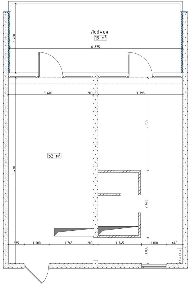 Обмерный план Обмерный план