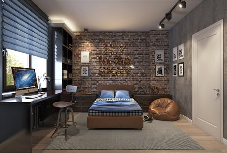 Стильная спальня для мальчика