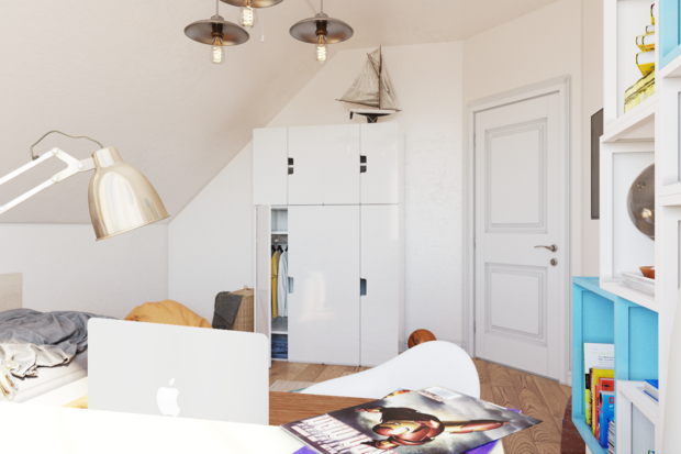 Фото из портфолио Загородный дом в Ленинградской области – фотографии дизайна интерьеров на INMYROOM