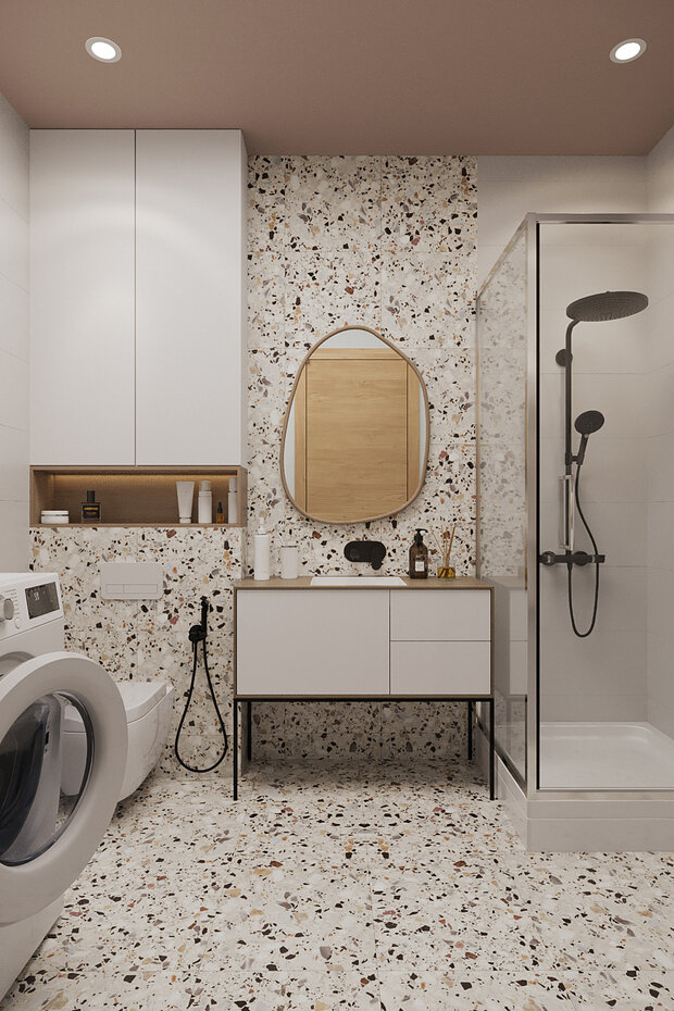 Фото из портфолио Квартира для девушки в Ханты-Мансийске – фотографии дизайна интерьеров на INMYROOM