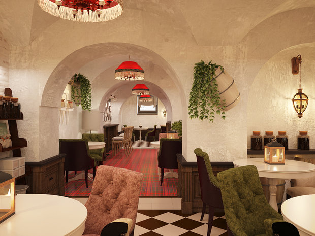 Фото из портфолио Уютная кофейня – фотографии дизайна интерьеров на INMYROOM