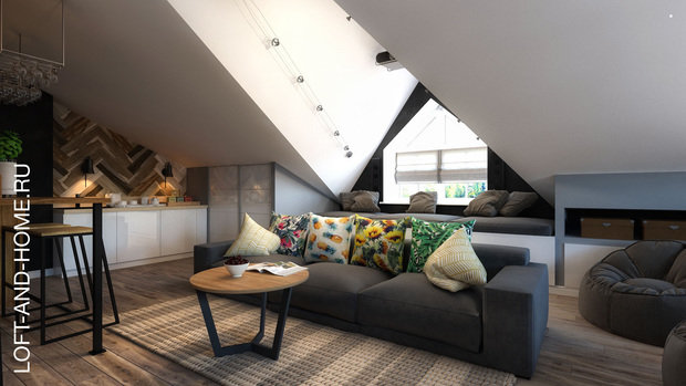 Фото из портфолио ТАУНХАУС, КЕМБРИДЖ 135М2, LOFT – фотографии дизайна интерьеров на INMYROOM