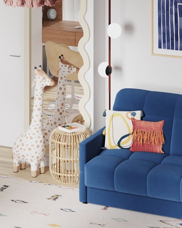 Фотография: Детская в стиле Современный, Эко, Бохо, Квартира, Проект дня, Москва, 3 комнаты, 60-90 метров, terracotta.buro, Илона Рафикова – фото на INMYROOM