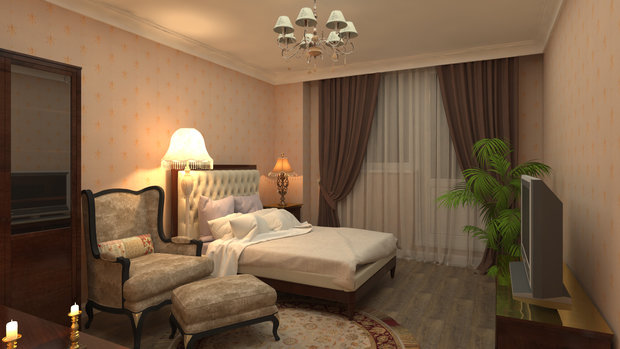 Фото из портфолио Бюджетная классика – фотографии дизайна интерьеров на INMYROOM