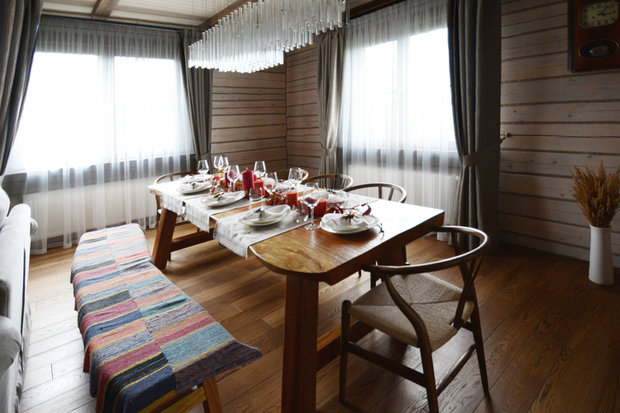 Фото из портфолио Деревянный дом в деревне Жилино – фотографии дизайна интерьеров на INMYROOM