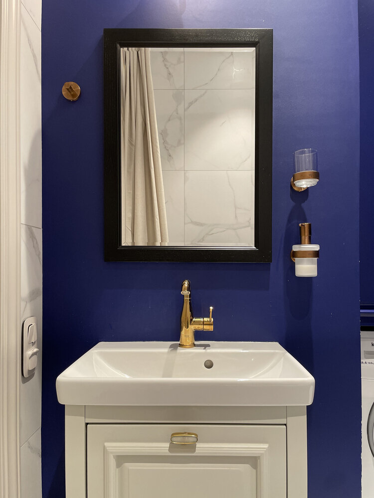 Фотография: Ванная в стиле Современный, Квартира, Проект недели, Москва, 3 комнаты, 40-60 метров, Никита Ковалев – фото на INMYROOM Фотография: Ванная в стиле Современный, Квартира, Проект недели, Москва, 3 комнаты, 40-60 метров, Никита Ковалев – фото на INMYROOM