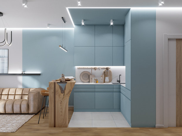 Фото из портфолио Квартира 63 кв.м – фотографии дизайна интерьеров на INMYROOM