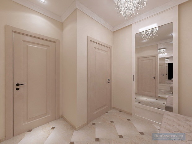 Фото из портфолио Однокомнатная квартира 45 кв. м в классическом стиле для мамы – фотографии дизайна интерьеров на INMYROOM