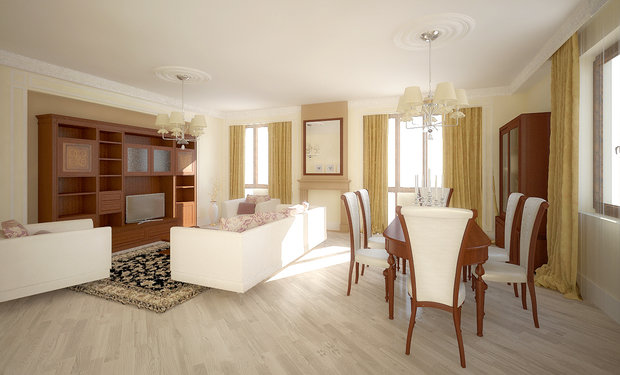 Фото из портфолио Проект 46 – фотографии дизайна интерьеров на INMYROOM