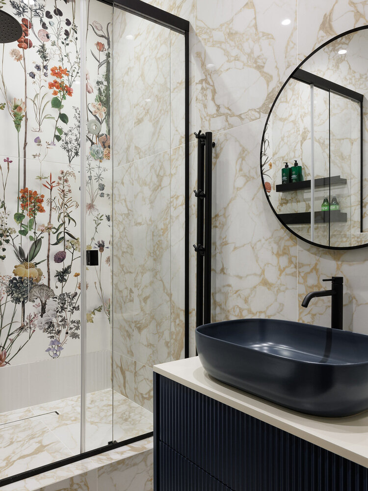 Фотография: Ванная в стиле Современный, Квартира, Проект недели, Санкт-Петербург, 3 комнаты, Более 90 метров, NG-Design, Наталья Пальцева – фото на INMYROOM