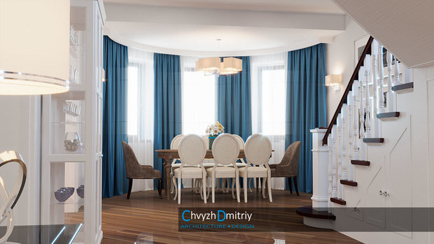 Фото из портфолио Американская классика – фотографии дизайна интерьеров на INMYROOM