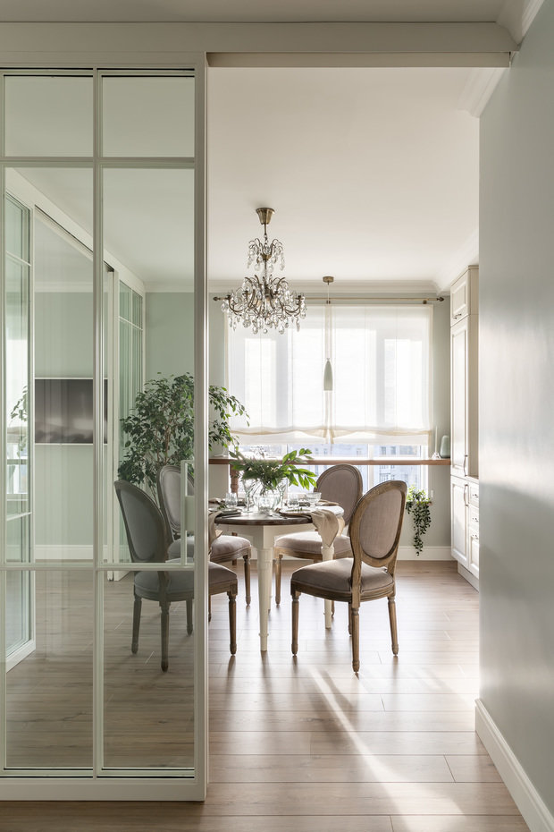 Фотография: Кухня и столовая в стиле Прованс и Кантри, Современный, Квартира, Проект дня, Санкт-Петербург, 2 комнаты, 60-90 метров, Наталья Исаченко – фото на INMYROOM