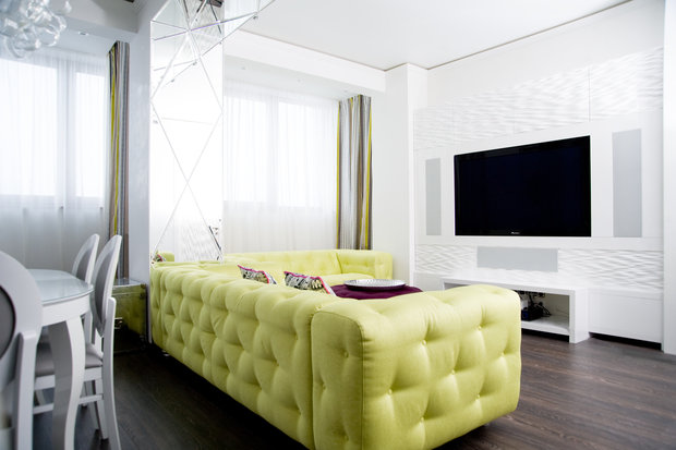 Фото из портфолио Квартира 210 метров. Игра цвета – фотографии дизайна интерьеров на INMYROOM