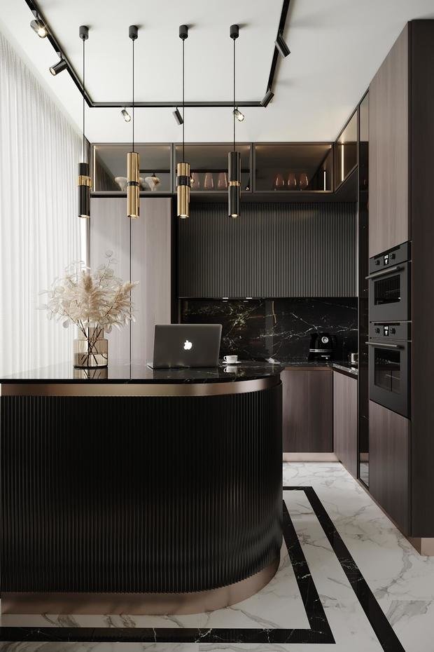 Фото из портфолио Современная классика с элементами ар-деко в квартире на Краснопутиловской – фотографии дизайна интерьеров на INMYROOM