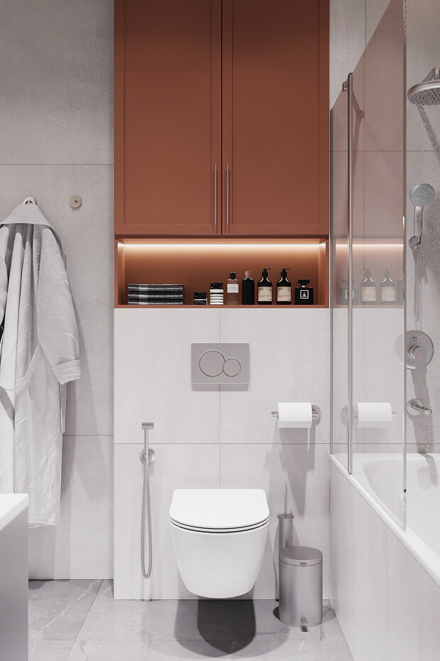 Фотография: Ванная в стиле Классический, Современный, Дом, Проект недели, Дом и дача, 4 и больше, Более 90 метров, Нижегородская область, Ольга Матренина – фото на INMYROOM