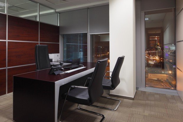 Фото из портфолио Офис в Москва-Сити – фотографии дизайна интерьеров на INMYROOM