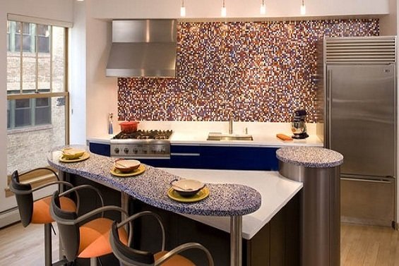 Фотография: Кухня и столовая в стиле Современный, Декор интерьера, Дом, Декор дома, Плитка, Мозаика, Кухонный фартук – фото на INMYROOM Фотография: Кухня и столовая в стиле Современный, Декор интерьера, Дом, Декор дома, Плитка, Мозаика, Кухонный фартук – фото на INMYROOM