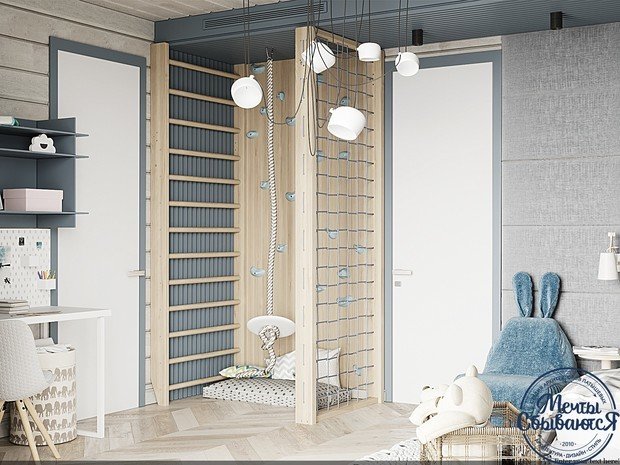 Фото из портфолио Улётная детская – фотографии дизайна интерьеров на INMYROOM