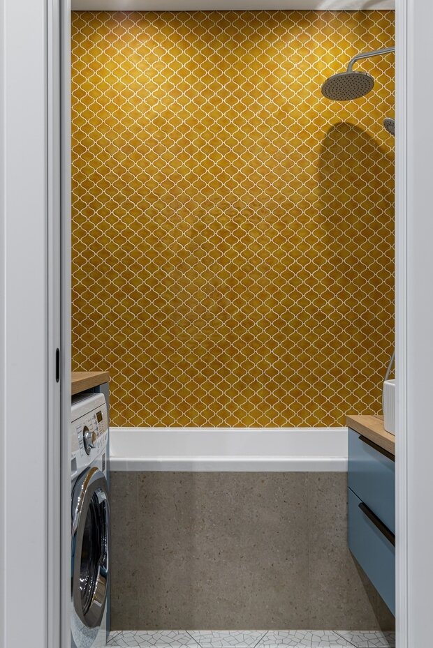 Фотография: Ванная в стиле Современный, Квартира, Проект дня, Ростов-на-Дону, 3 комнаты, 60-90 метров, DKForm, Анна Розенко, Юлия Клочко – фото на INMYROOM