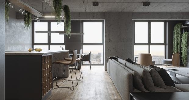 Фото из портфолио Холодный эко-интерьер – фотографии дизайна интерьеров на INMYROOM