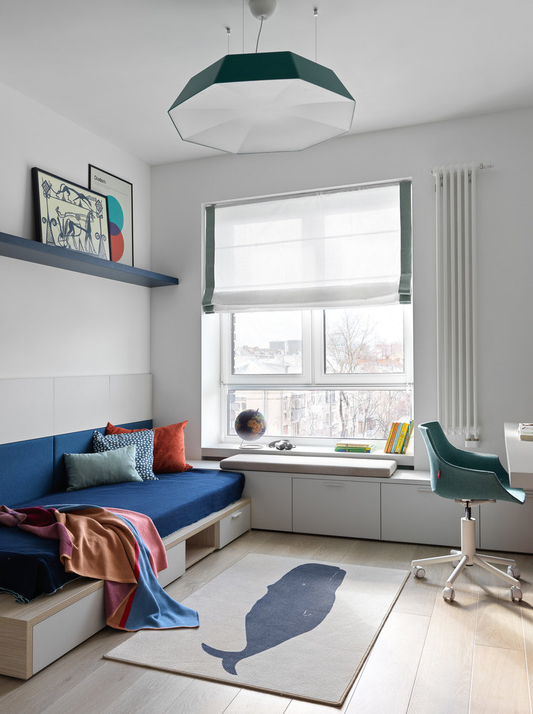 Фотография: Детская в стиле Современный, Квартира, Проект недели, Москва, 4 и больше, Более 90 метров, ТУДА – фото на INMYROOM Фотография: Детская в стиле Современный, Квартира, Проект недели, Москва, 4 и больше, Более 90 метров, ТУДА – фото на INMYROOM